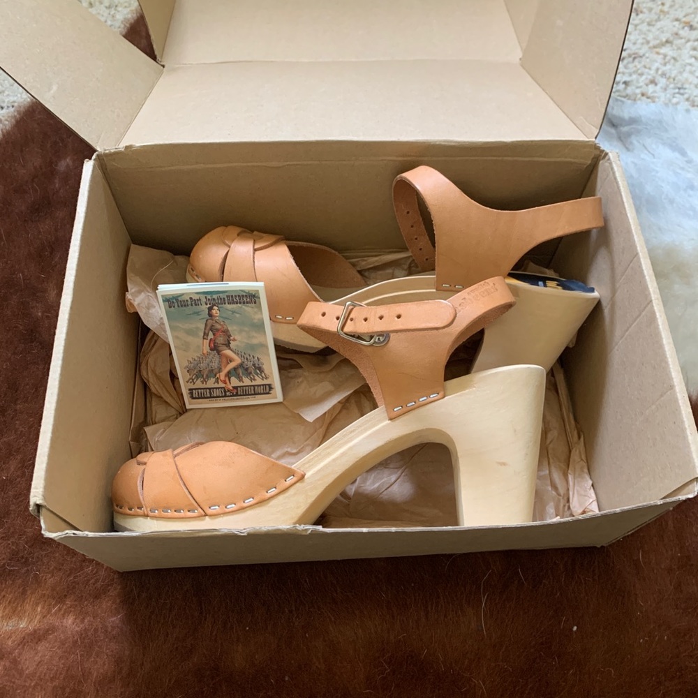 Swedish Hasbeens Peep Toe